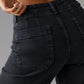 Tummy Control Cropped Wide-Leg Jeans(Free shipping worldwide)