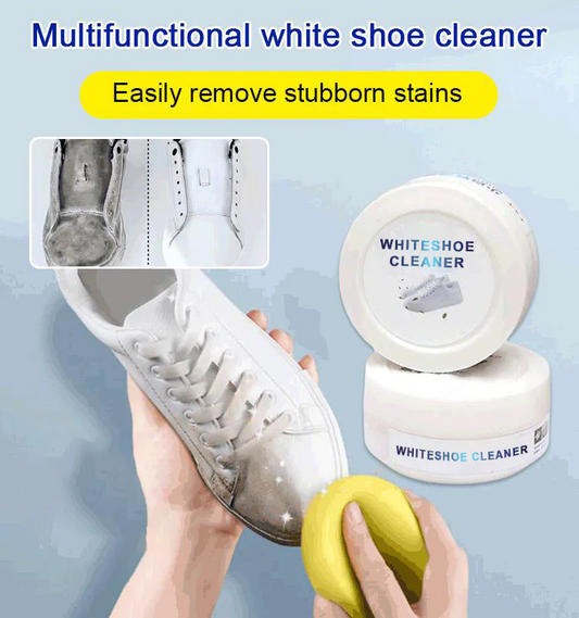 Limpiador de zapatos blanco multifuncional